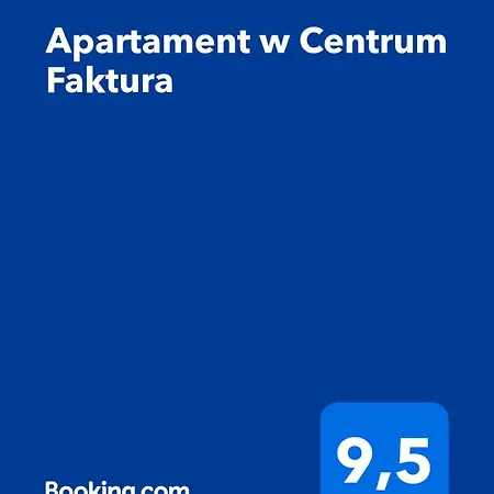 Apartment W Centrum Faktura